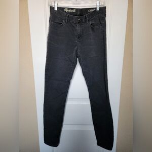 Madewell Black jeans/leggings sz 29 inseam 31 excellent pre loved condition#2608